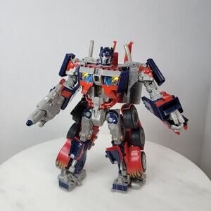 Hasbro Transformer Movie 2007 Optimus Prime Leader Class Lights and Sound Works!